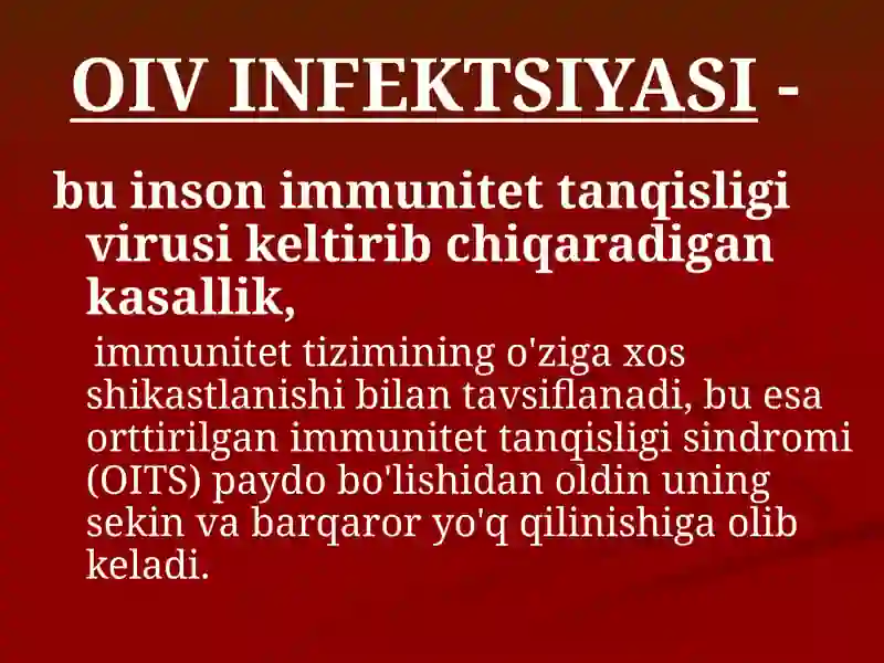 OIV infektsiyasi 2