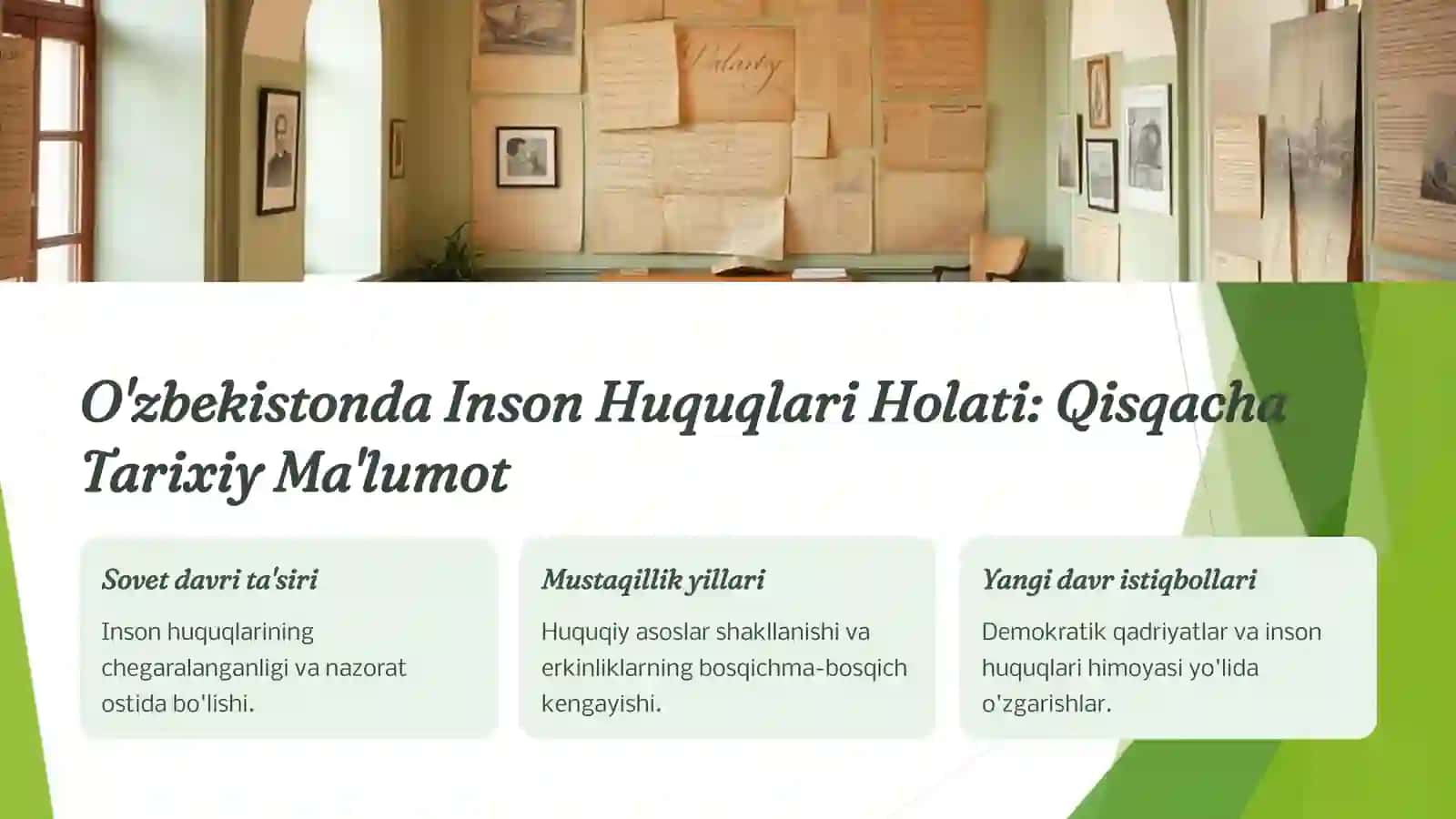 Yangi O'zbekistonda Inson Huquqlari va Erkinliklari Kafolatining Yaratilishi 2