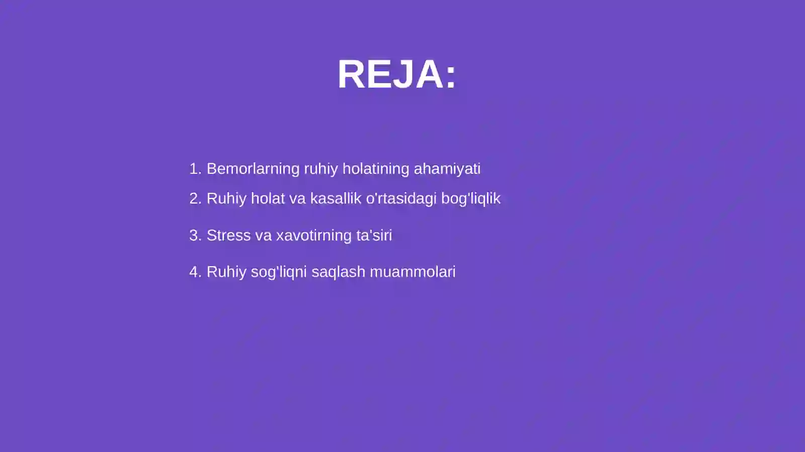 Bemorlarning ruhiy holati 2