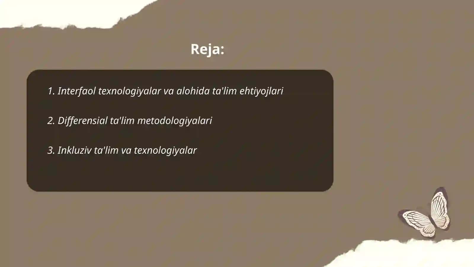 Alohida ta'lim ehtiyojlari bo'lgan bolałarning talim jarayonida interfaol texnologiyalar 2