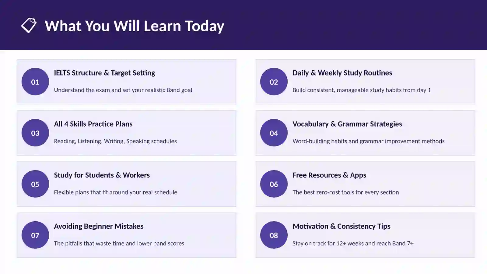 Daily IELTS Study Plan for Beginners 2