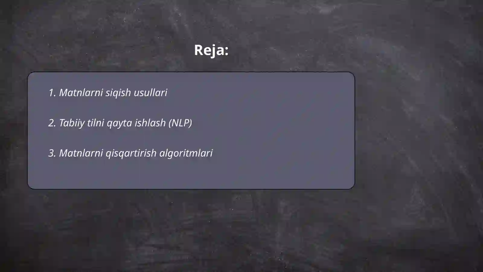Matnlarni siqish usullari 2