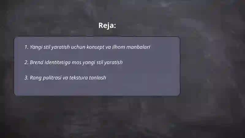 Yangi stil yaratish 2