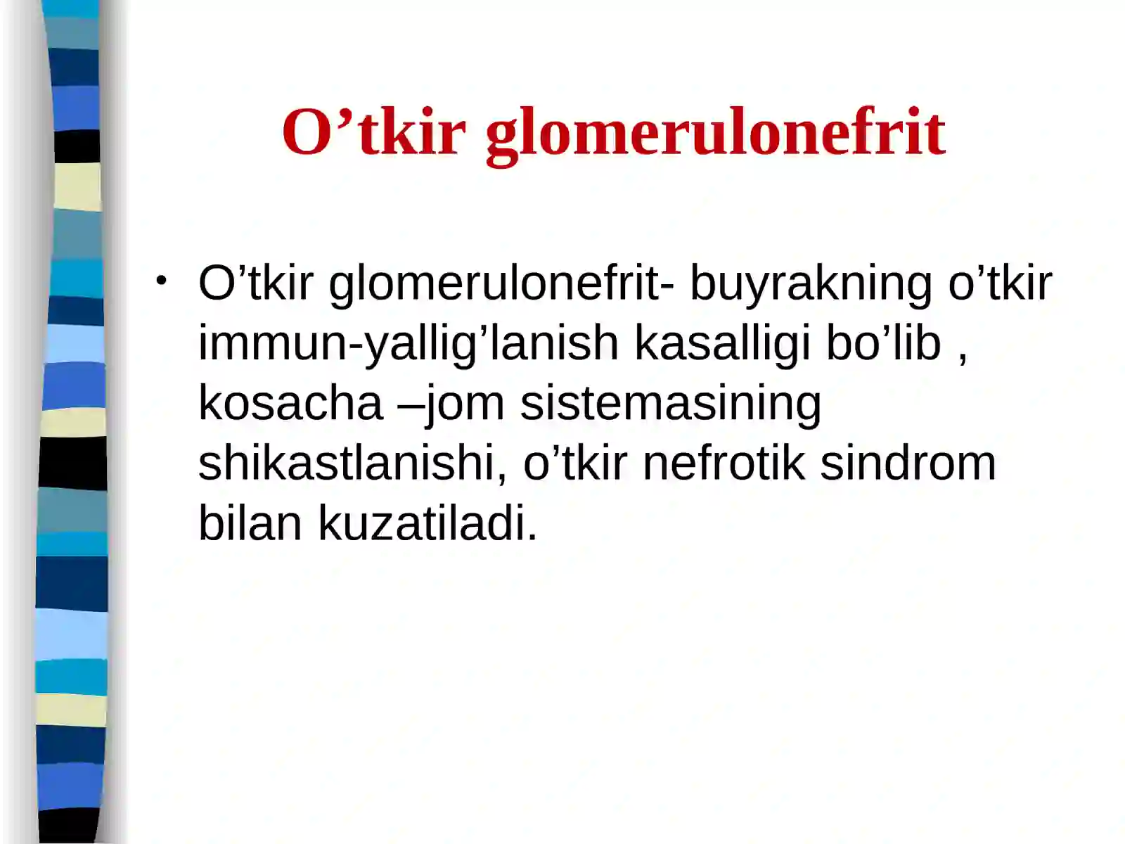 O’tkir va surunkali glomerulonefrit 2