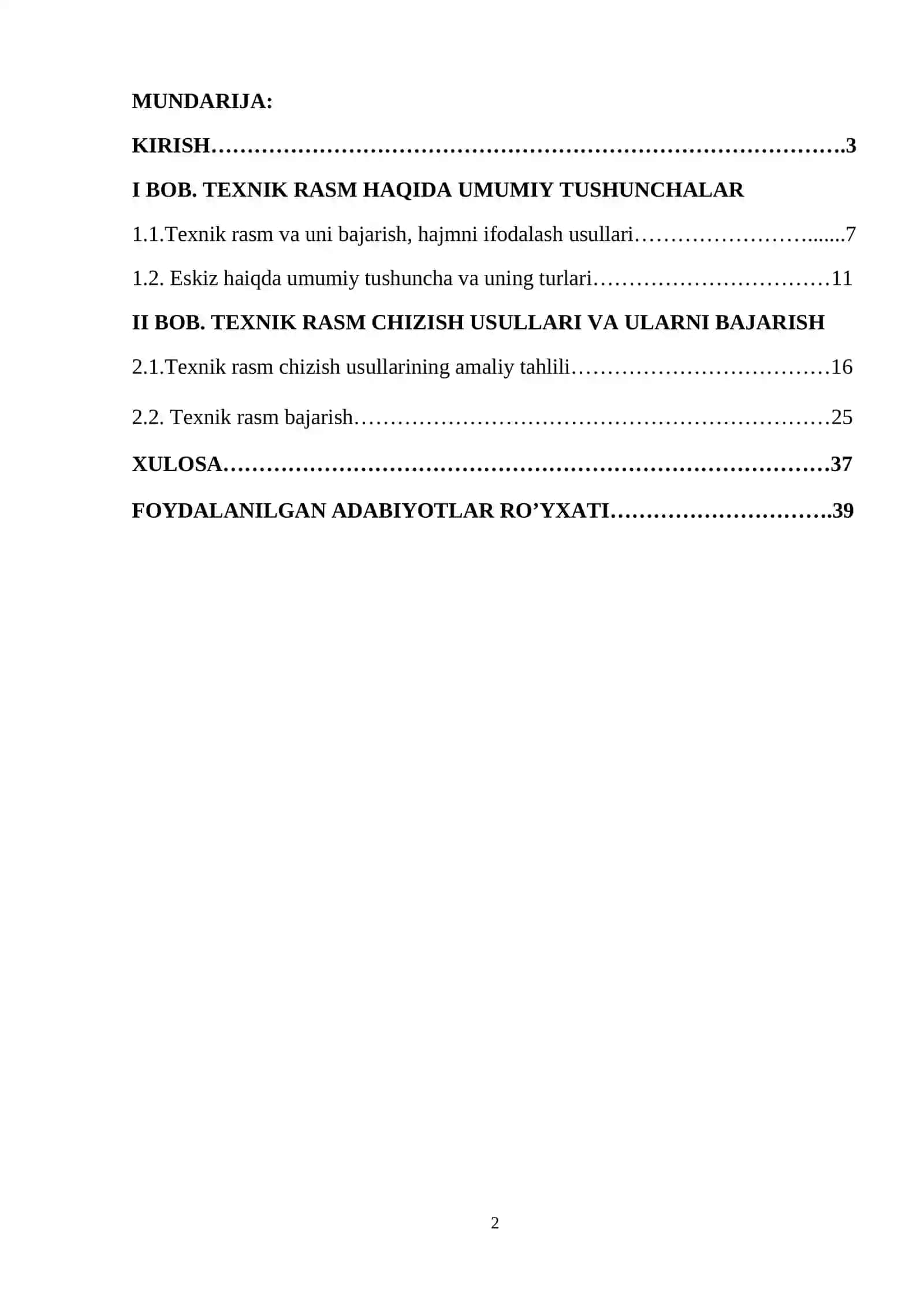TEXNIK RASMI 2