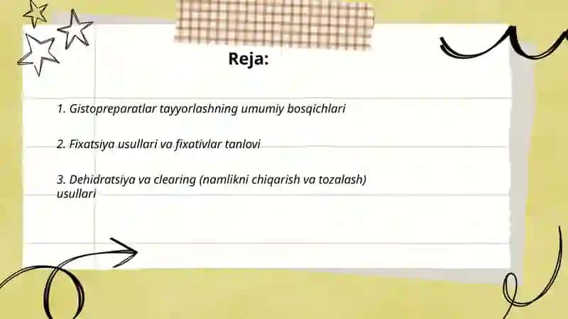 Gistopreparatlar tayorlash va turli mikroskoplarni òrganish 2