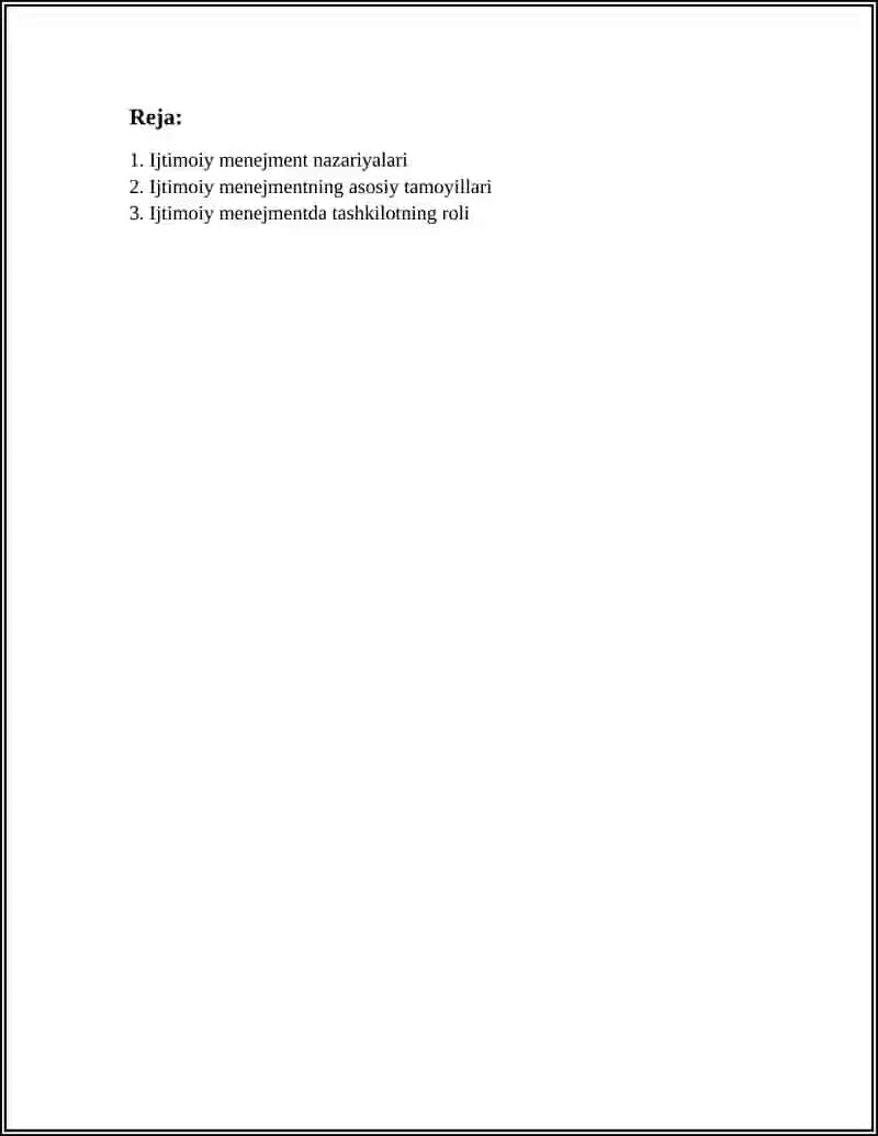 IJTIMOIY MENEJMENTNING QONUNLARI VA TAMOYILLARI 2