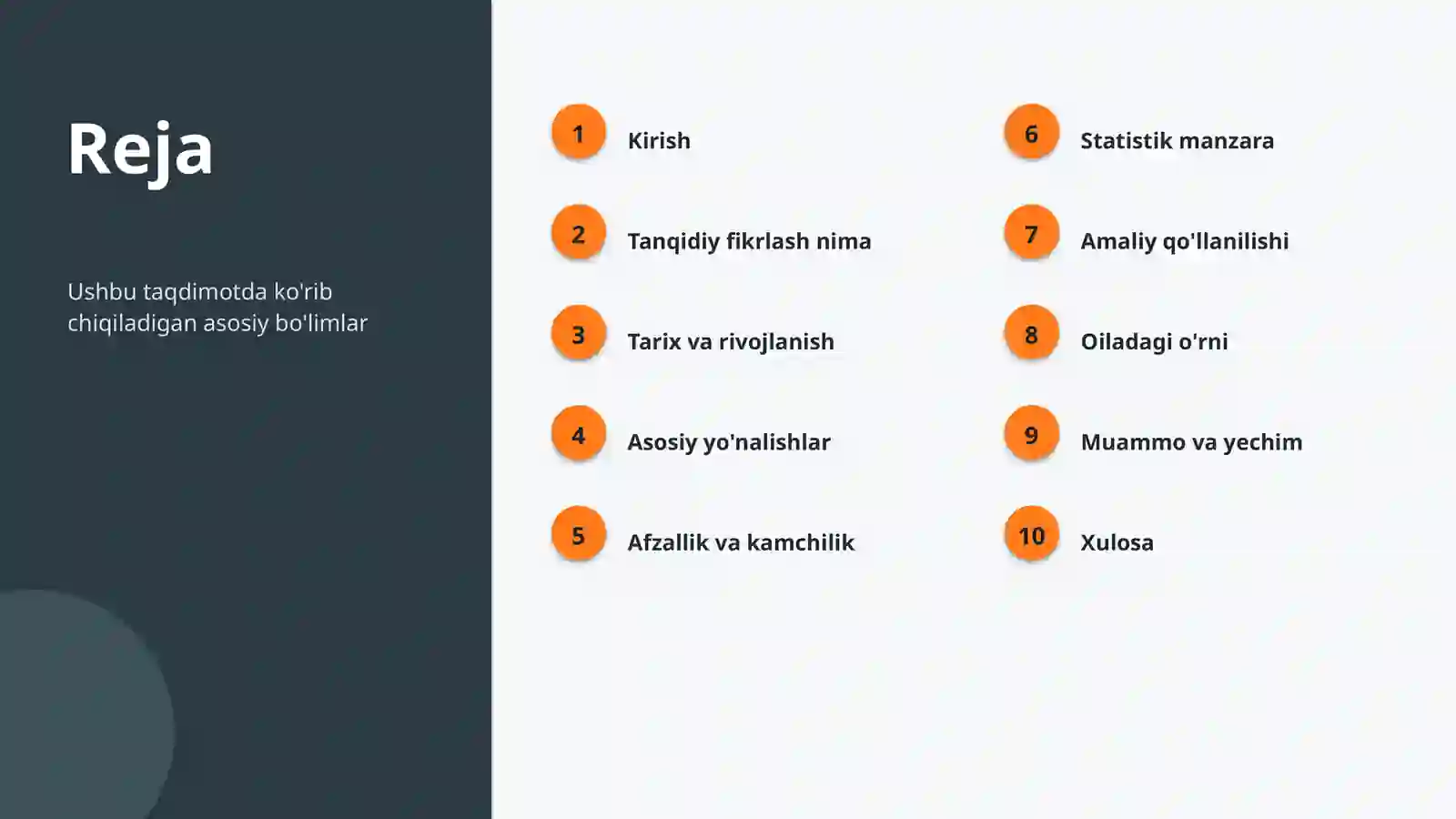 Tanqidiy fikrlash 2