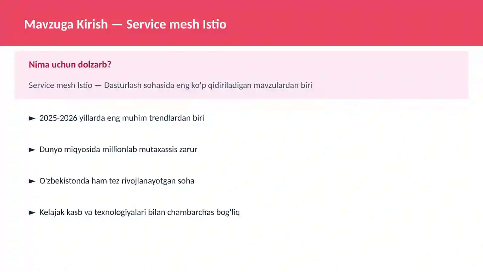 Service mesh Istio 2