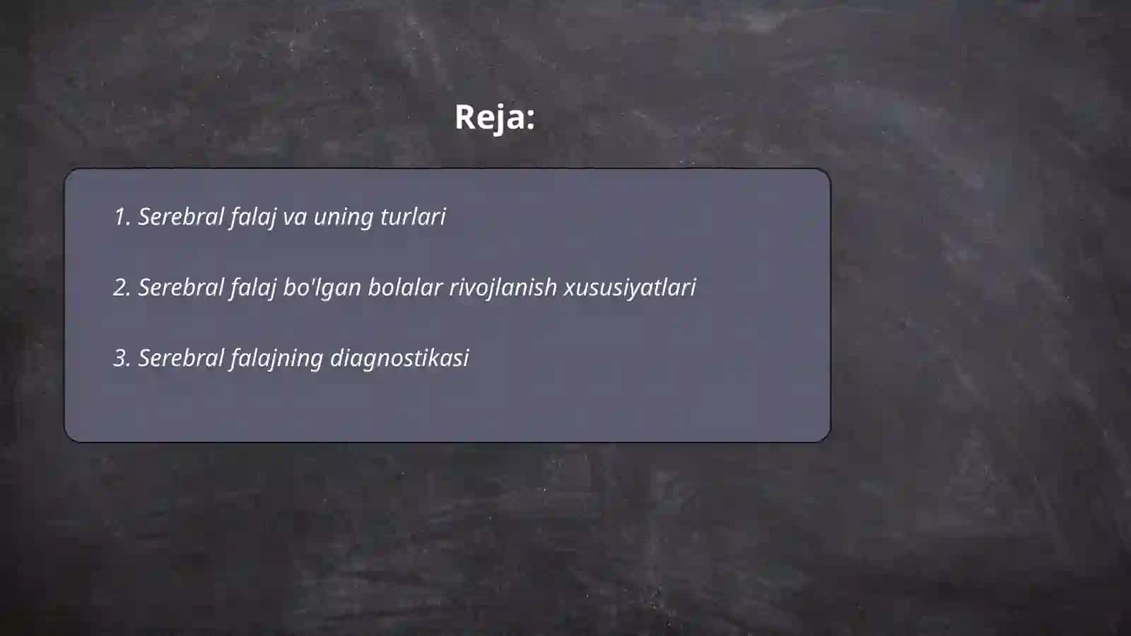 Serebral falaj bo'lgan bolalar hususiyatlari va ular bilan olib boriladigan korreksion pedagogik ishlar 2