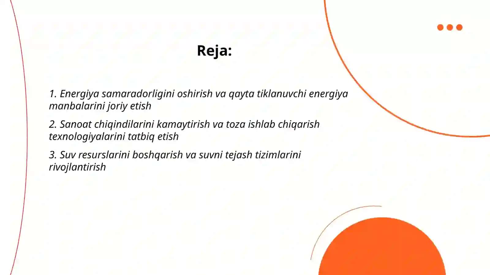 Belorussiyada “yashil iqtisodiyot’ni rivojlantirish strategiyasining ustuvor yo'nalishlari 2