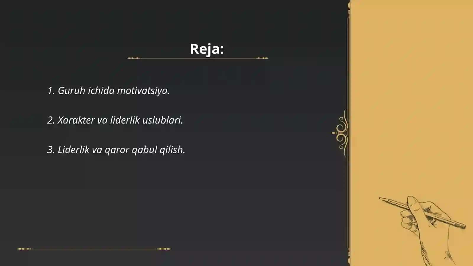 Guruh va jamoalarda liderlik muammosi 2