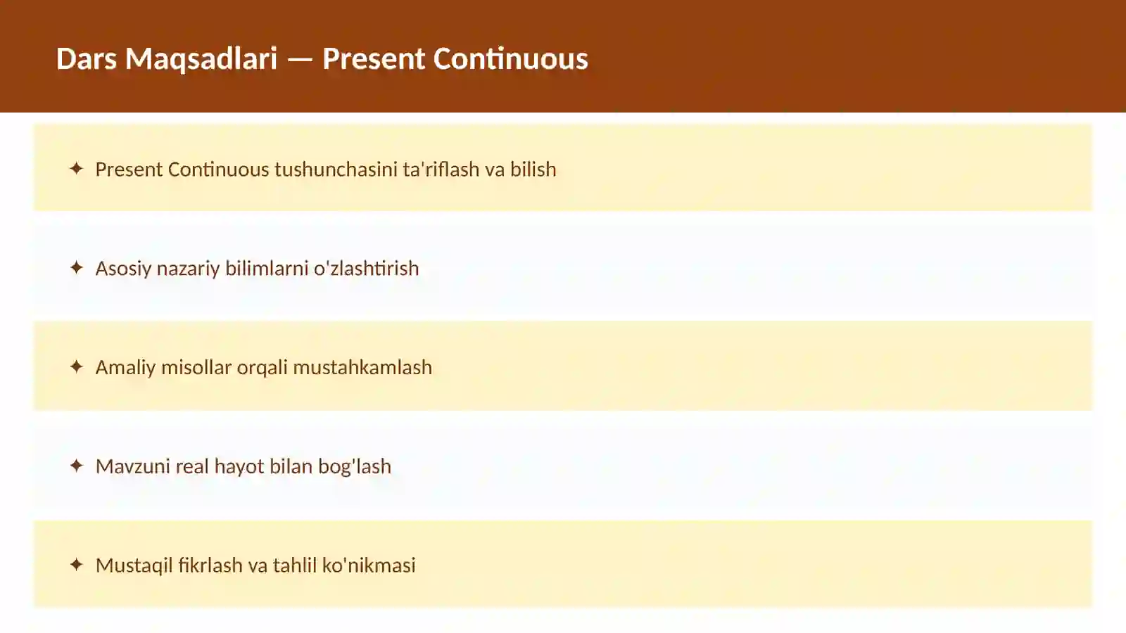 Present Simple 2