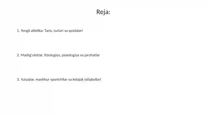 Yengil atletika 2