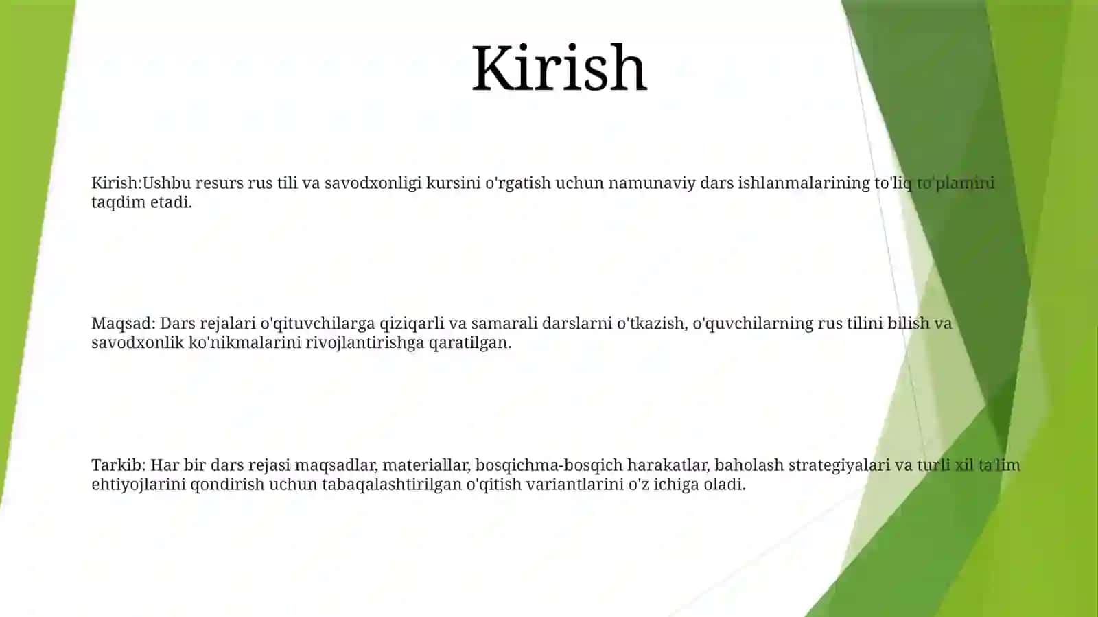 Boshlang'Ich Sinf Ona Tili Va O'Qish Savodxonligi Fanidan Pirls Namunalar 2