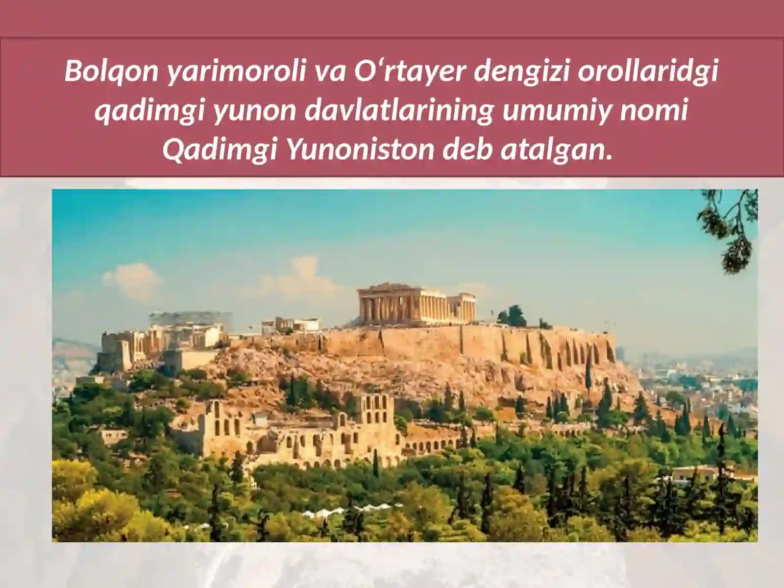 Antik tarixning boshlaishi 2