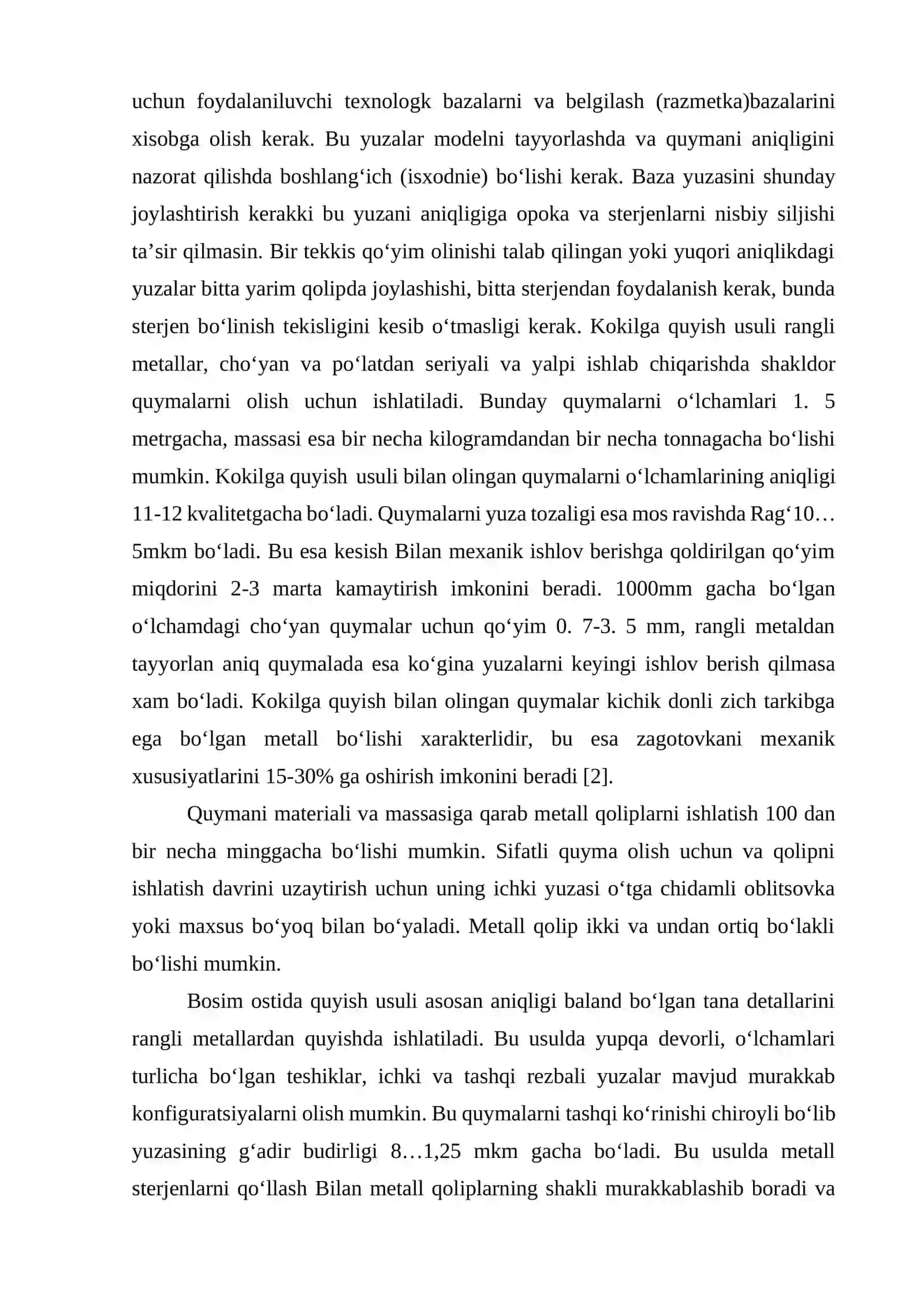 Tana Detalini Zagatovka Olish Usullari 2