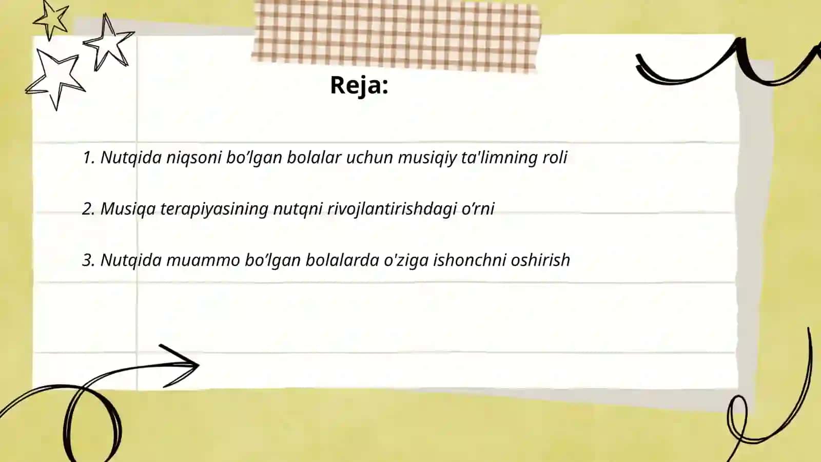 Nutqida niqsoni bo’lgan bolalarga musiqiy talim berishning ahamiyati 2