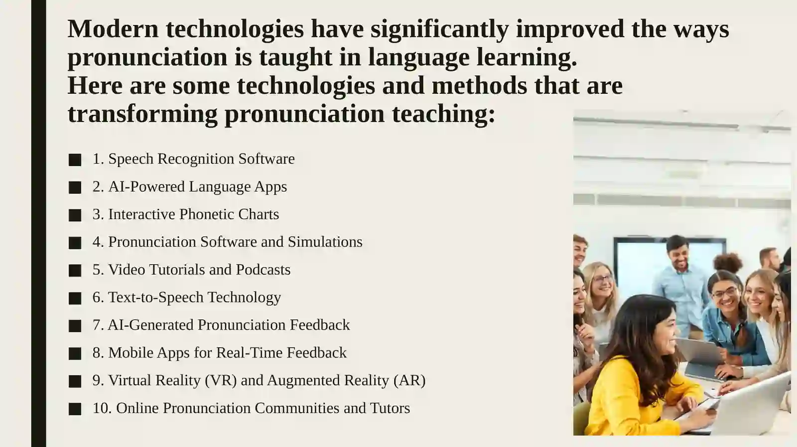 Modern technologies teaching pronouncation 2