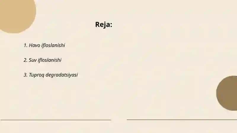 Tabiatga antropogen ta'sirlar 2