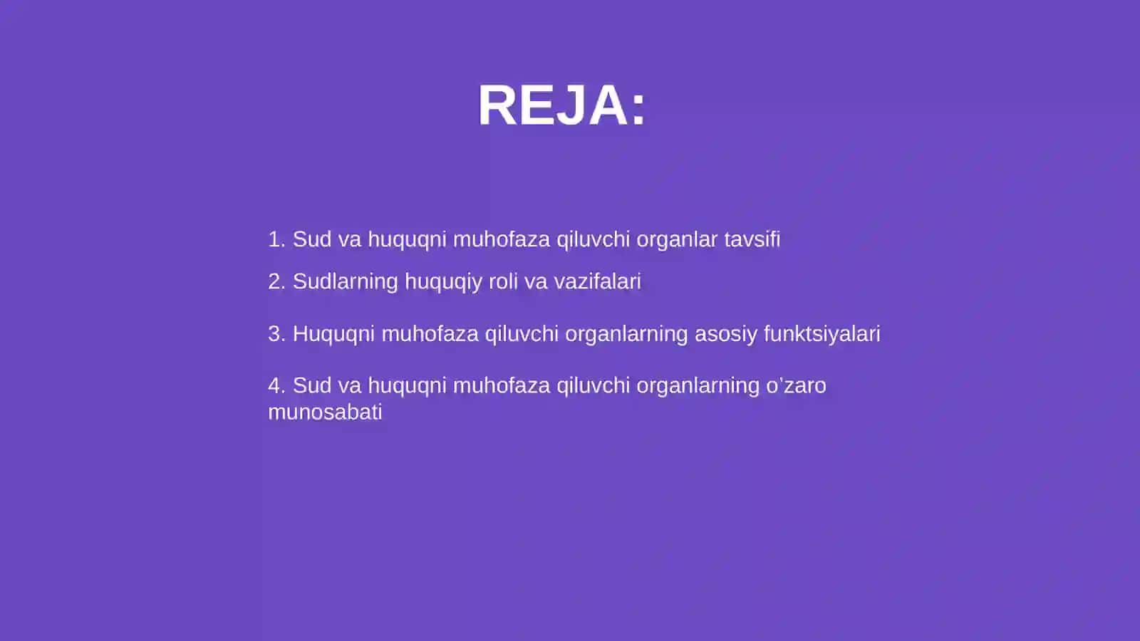 Sud va huquqni muhofaza qiluvchi organlar 2