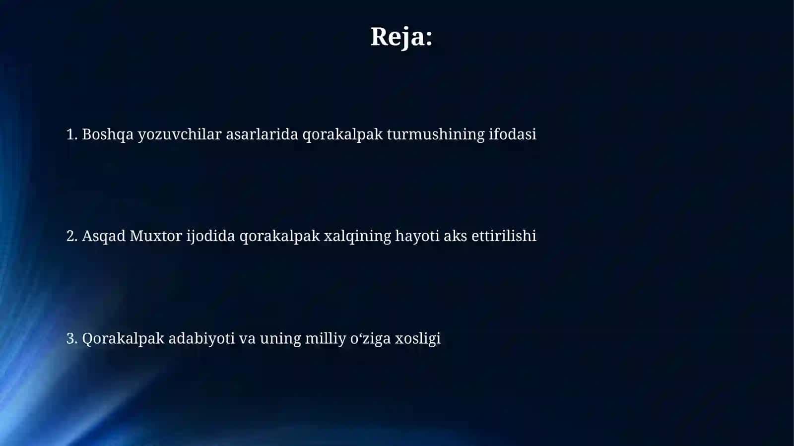 Asqad Muxtor va adib ijodida qoraqalpoq xalqi hayotiningaksetishi 2