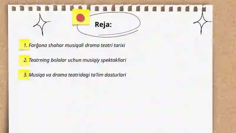 Farĝona shahar musiqali drama teatri 2