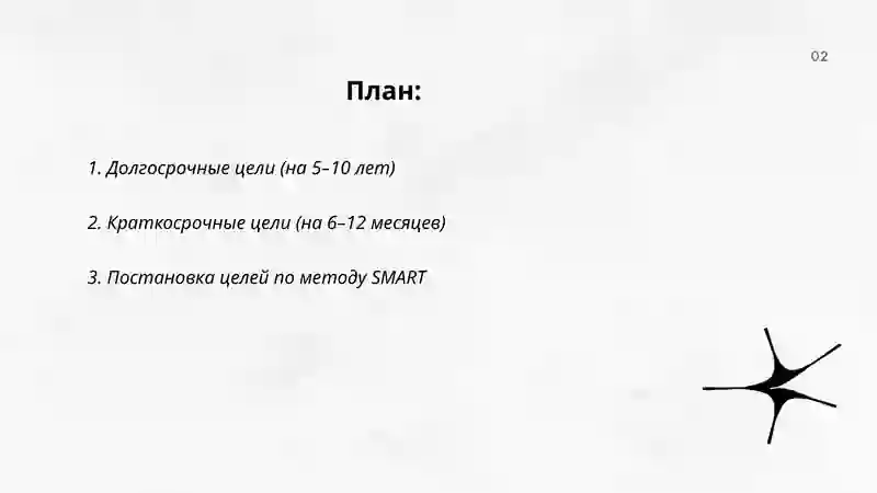 Мои цели и планы 2