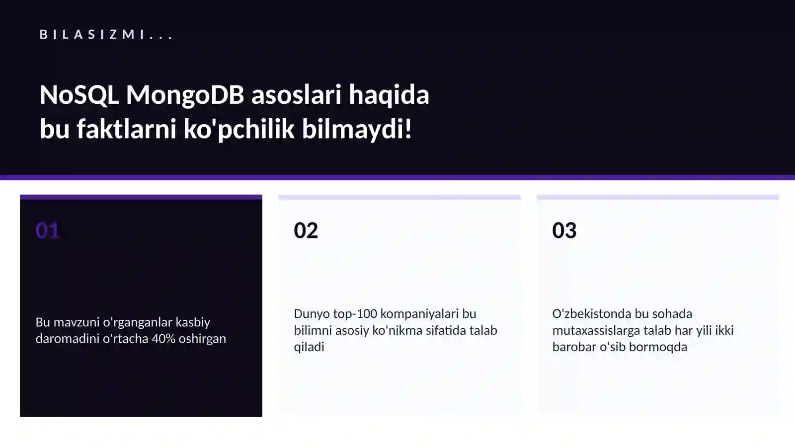 NoSQL MongoDB asoslari 2