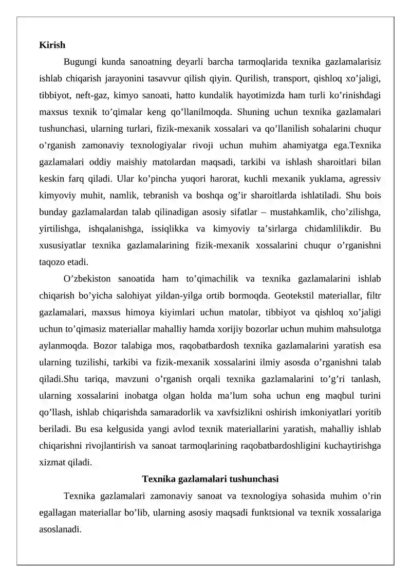 Texnika gazlamalari 2