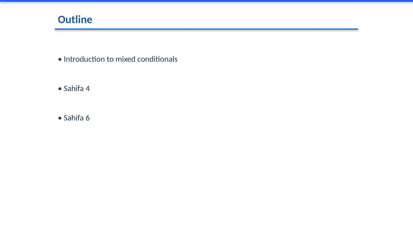 Mixed conditionals 2