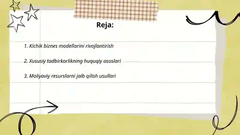 Kambag'allikni qisqartirishda kichik biznes va xususiy tadbirkorlik 2