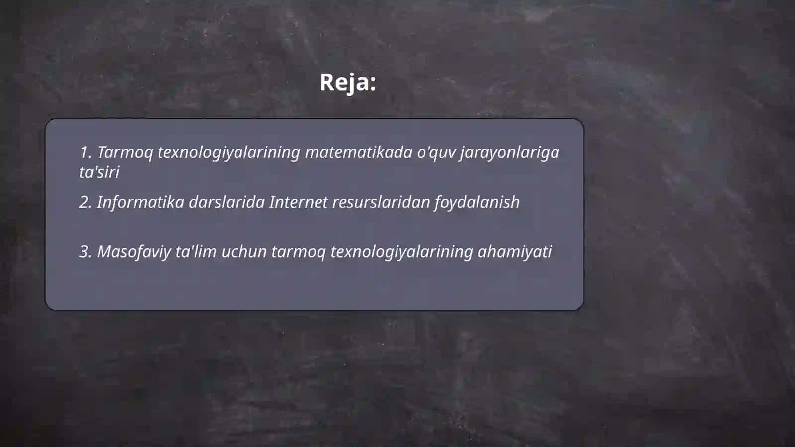 Tarmoq texnologiyalarining matematikada o'quv jarayonlariga ta'siri 2