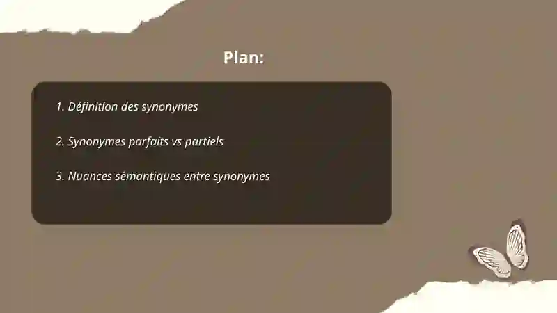 Synonymes 2