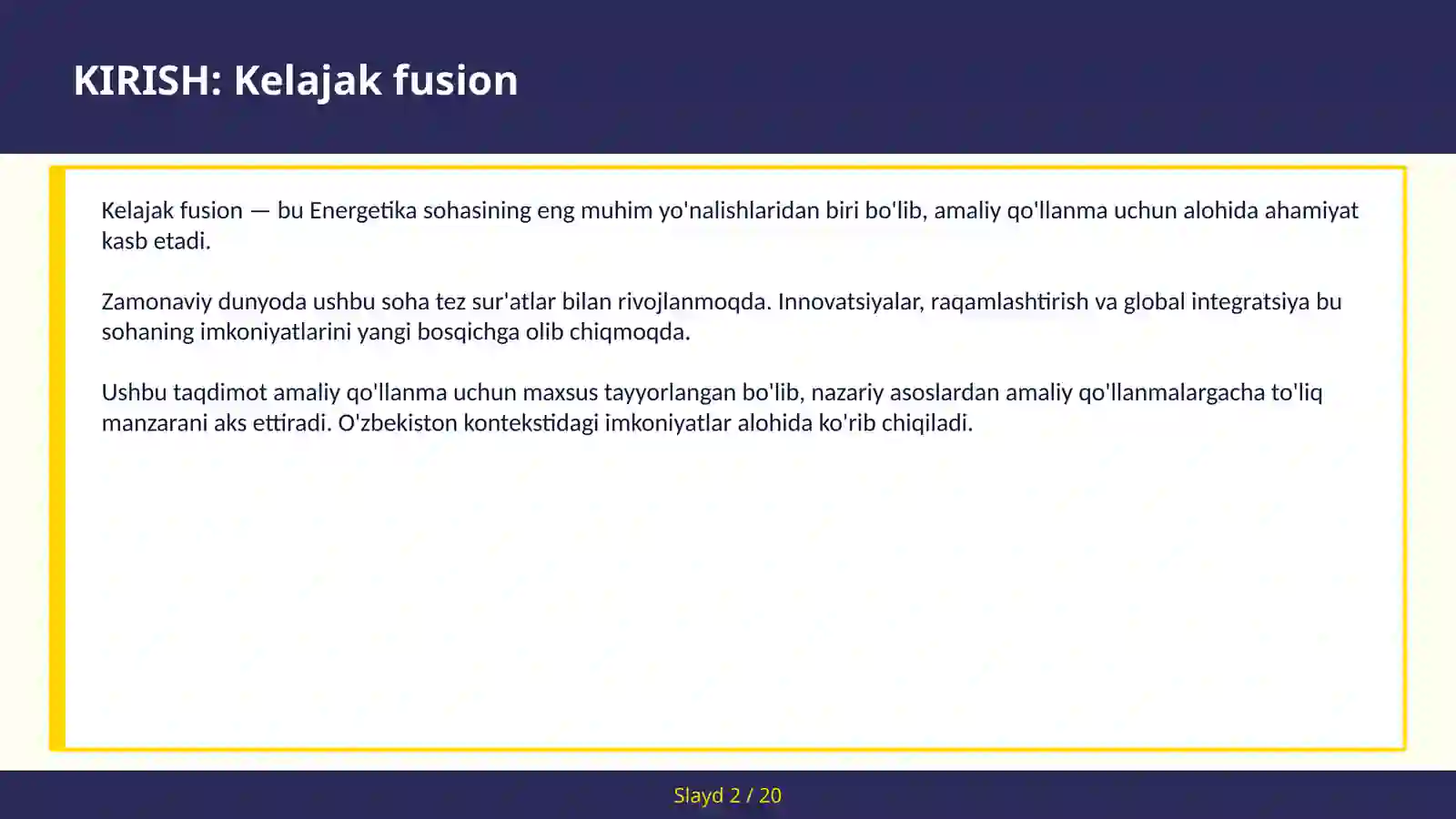 Kelajak Fusion 2