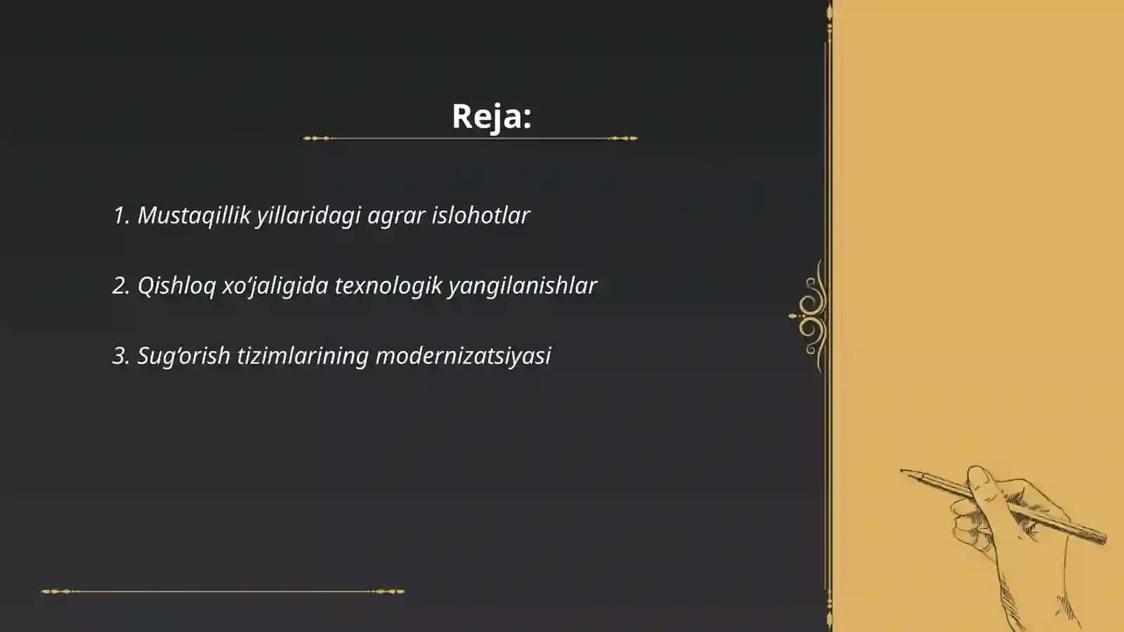 Mustaqillik yillarida qishloq xo‘jaligi va sanoat sohasidagi o‘zgarishlar 2