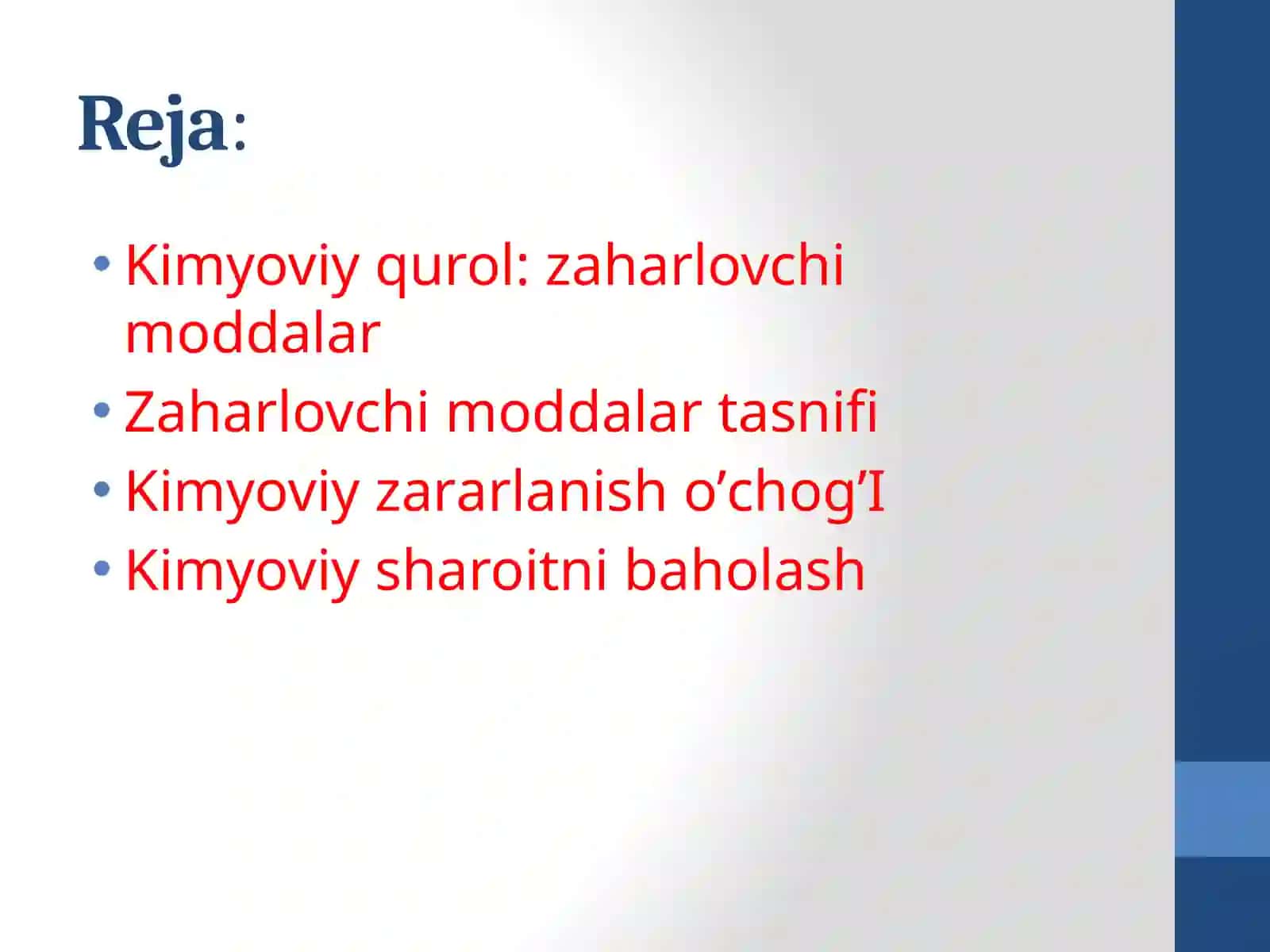 Kimyoviy zаrаrlаnishо’chоg’I va kimyoviy vaziyatni baholash 2