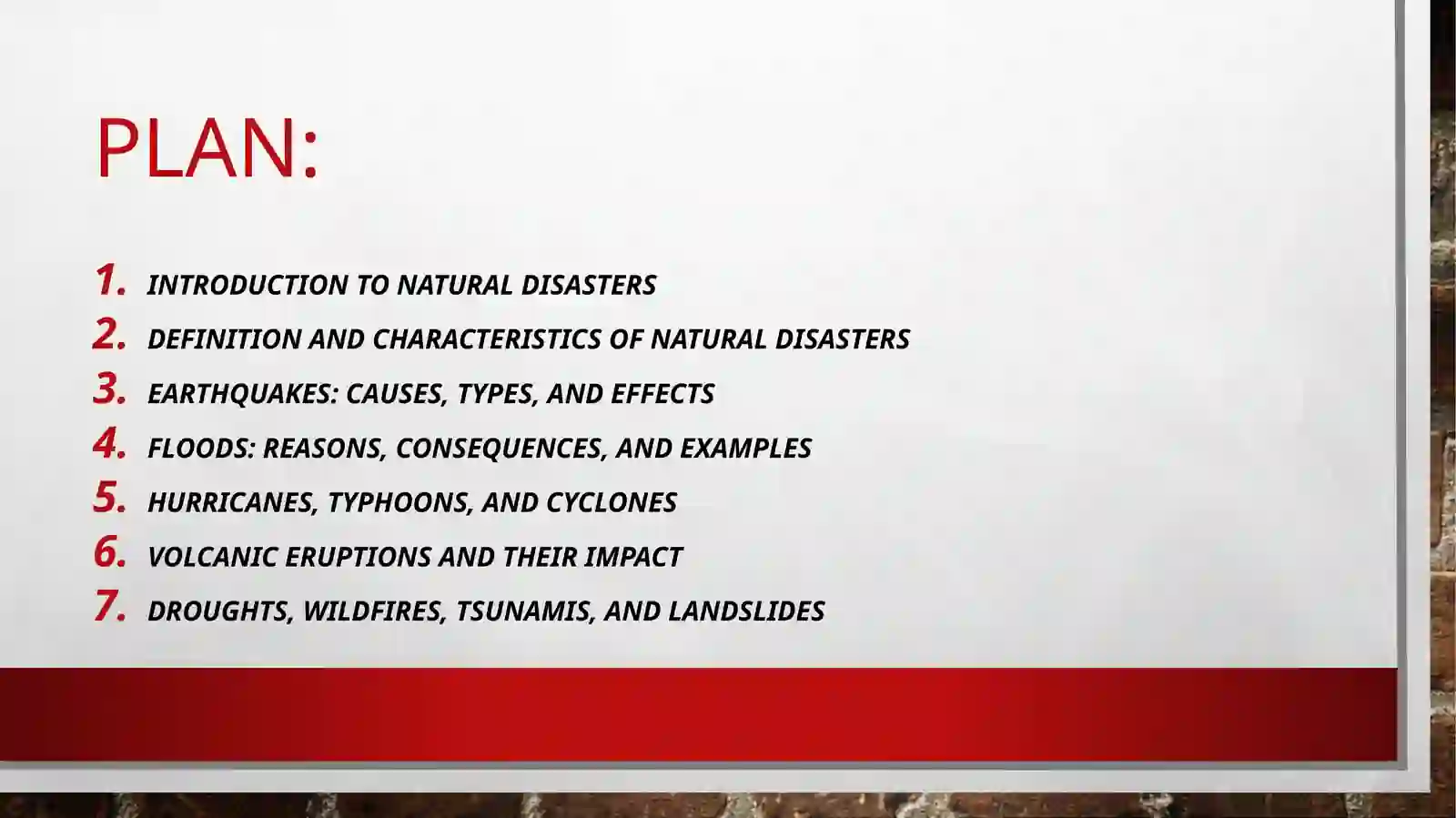 Natural Disasters 2