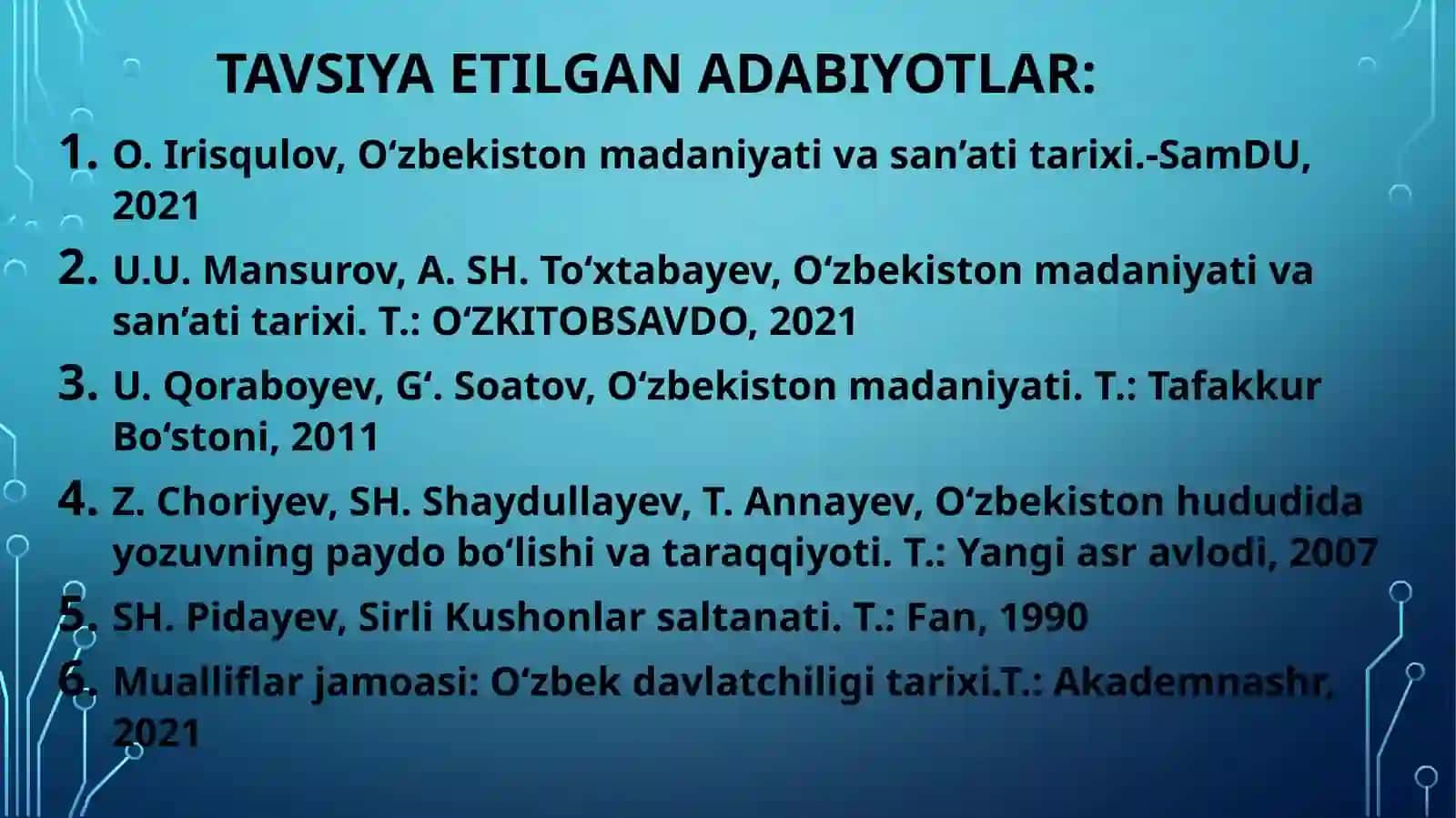 ANTIK DAVRI MADANIYATI VA SAN’ATI 2