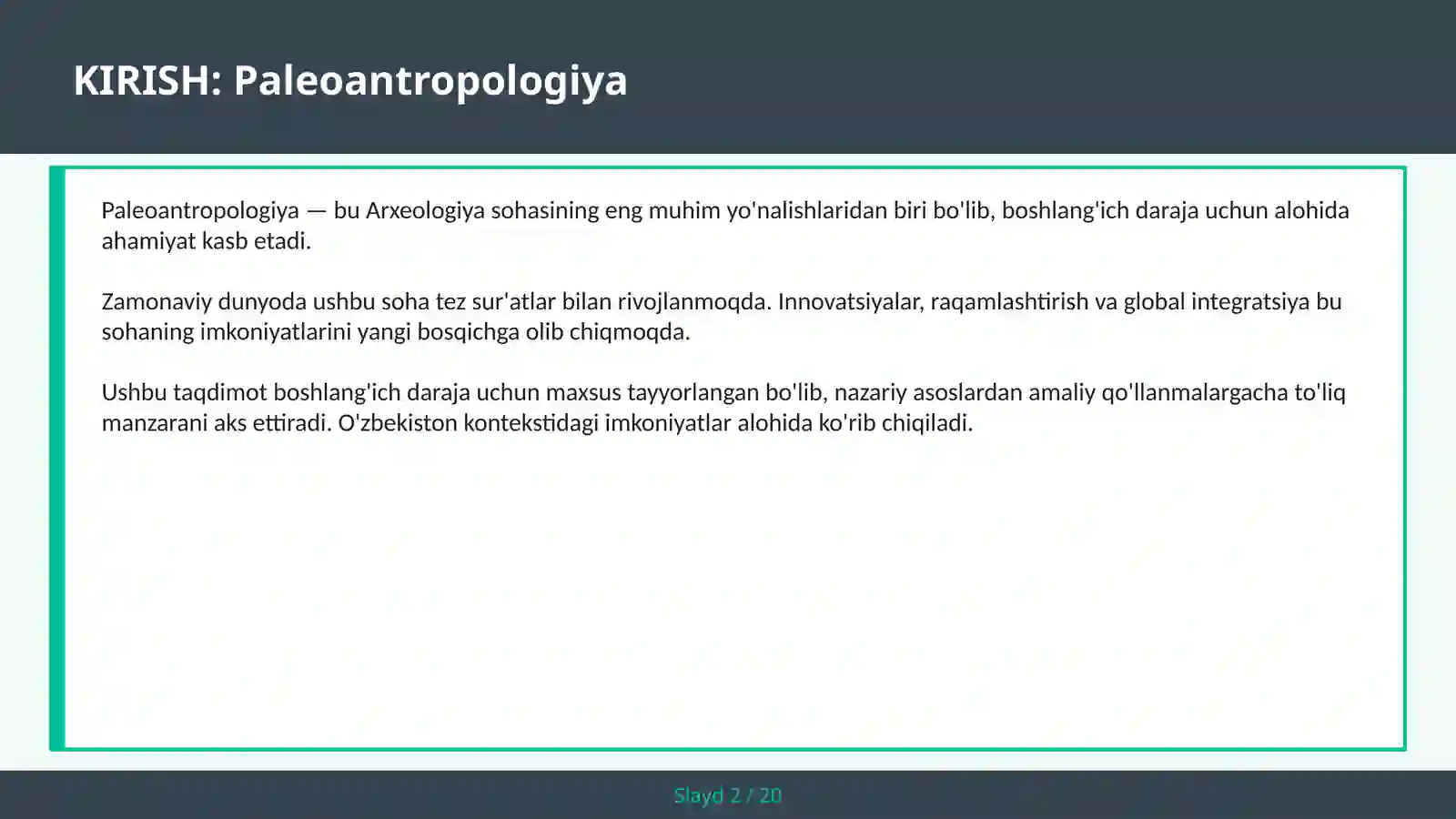 Paleoantropologiya 2