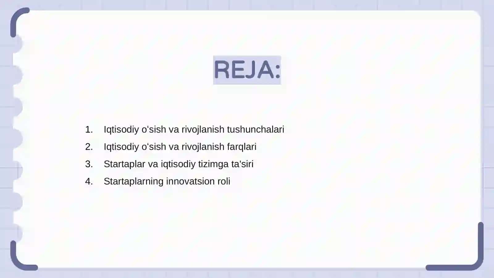 Iqtisodiy oʻsish va rivojlanish tushunchalari 2