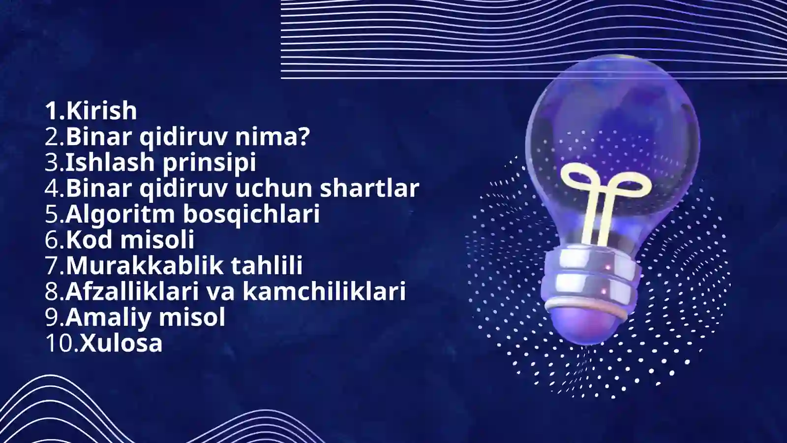 Binar qidiruv 2