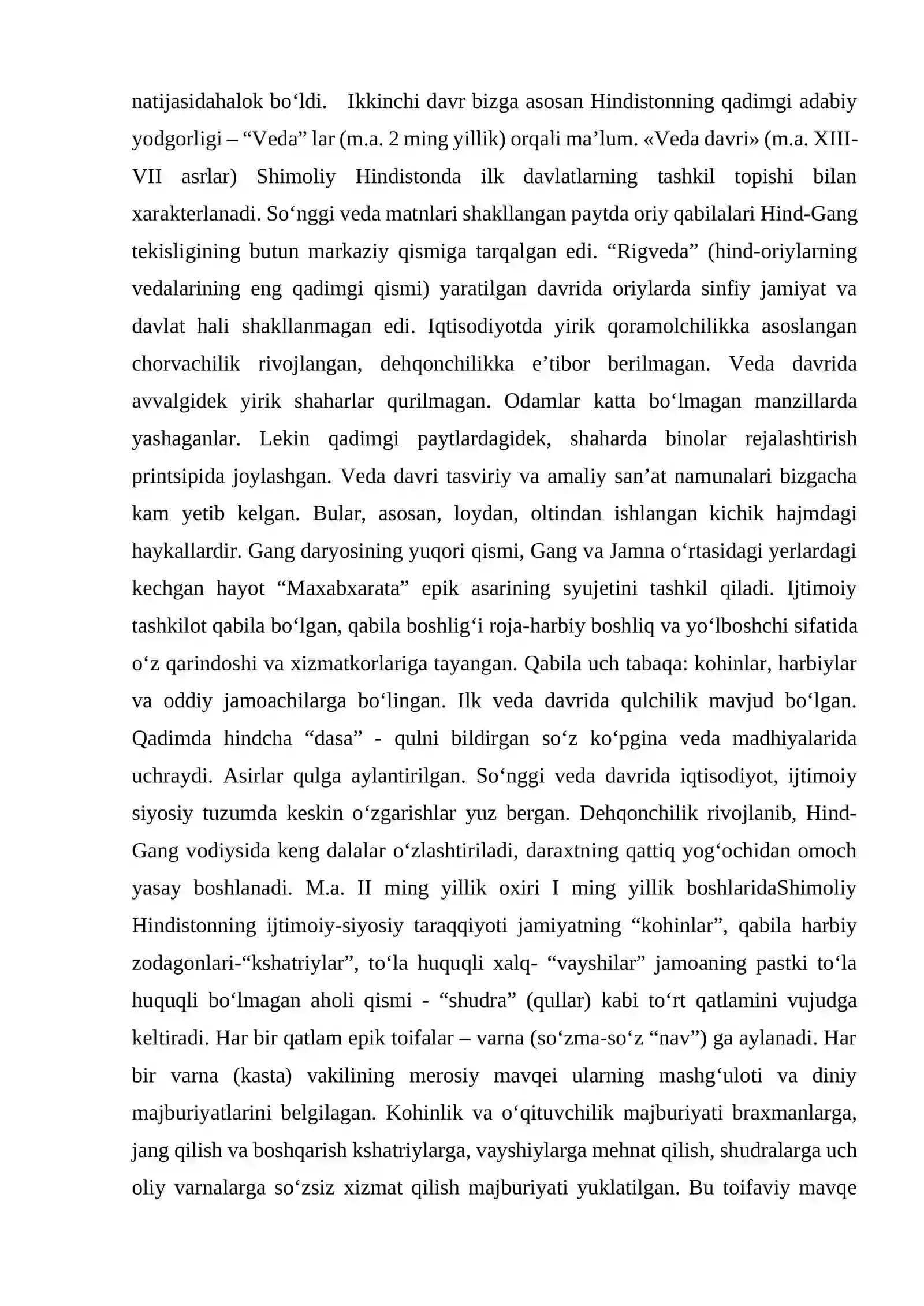 QADIMGI HIND SIVILIZATSIYASI 2