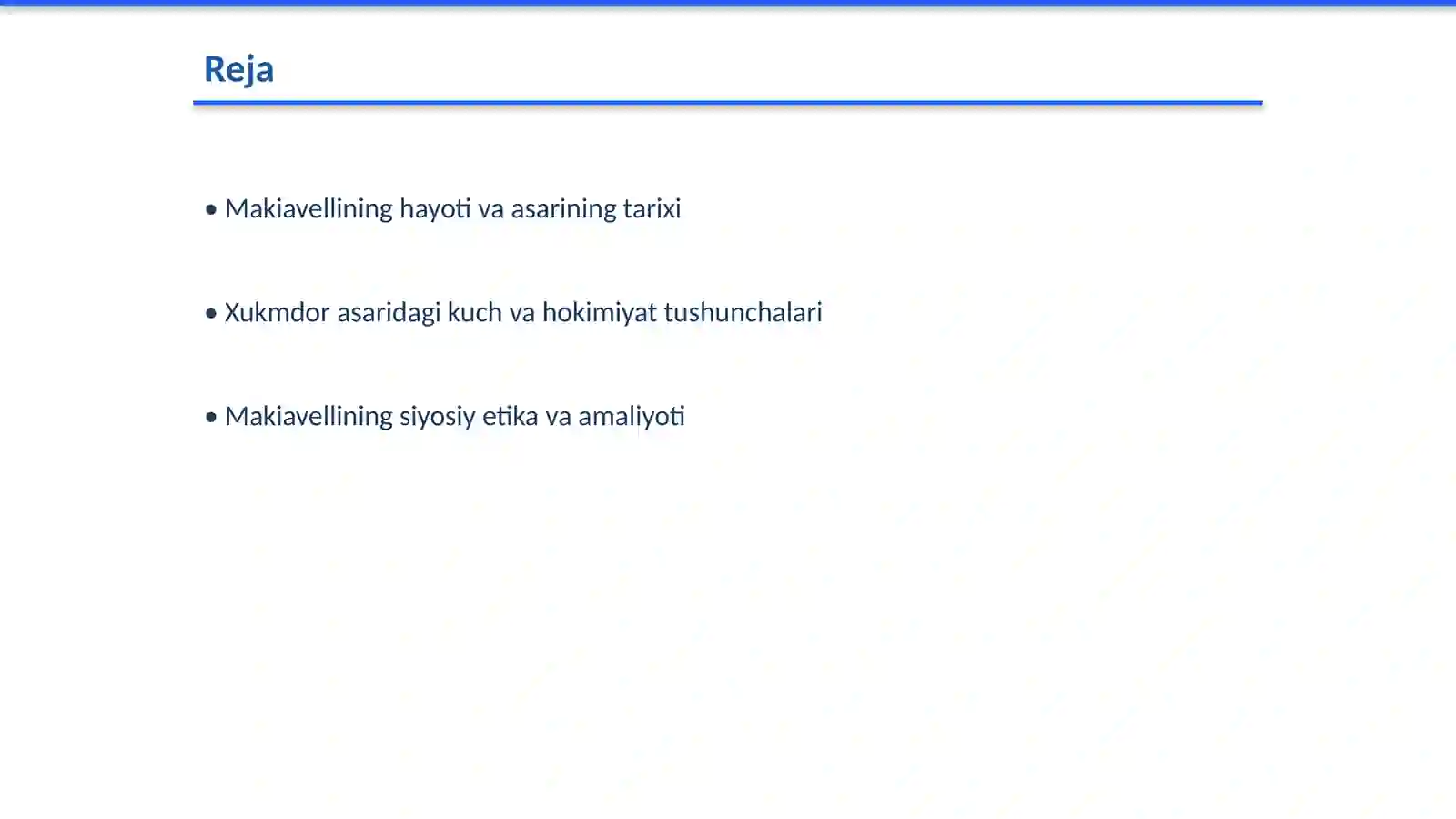 Makiavellining "Xukmdor" asari 2