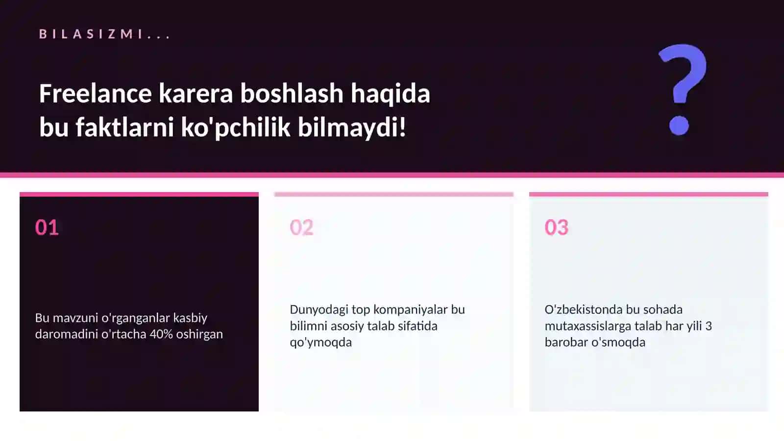 Freelance karera boshlash 2