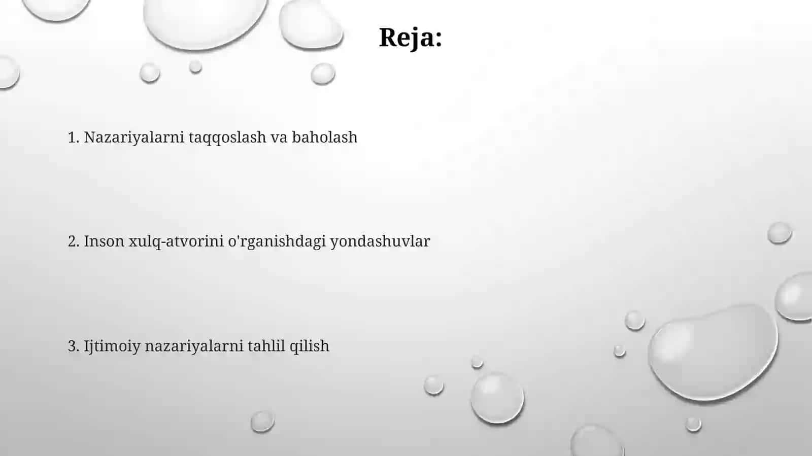 Inson hulq-atvorini o'rganishga qaratilgan ijtimoiy nazariyalar tahlili 2