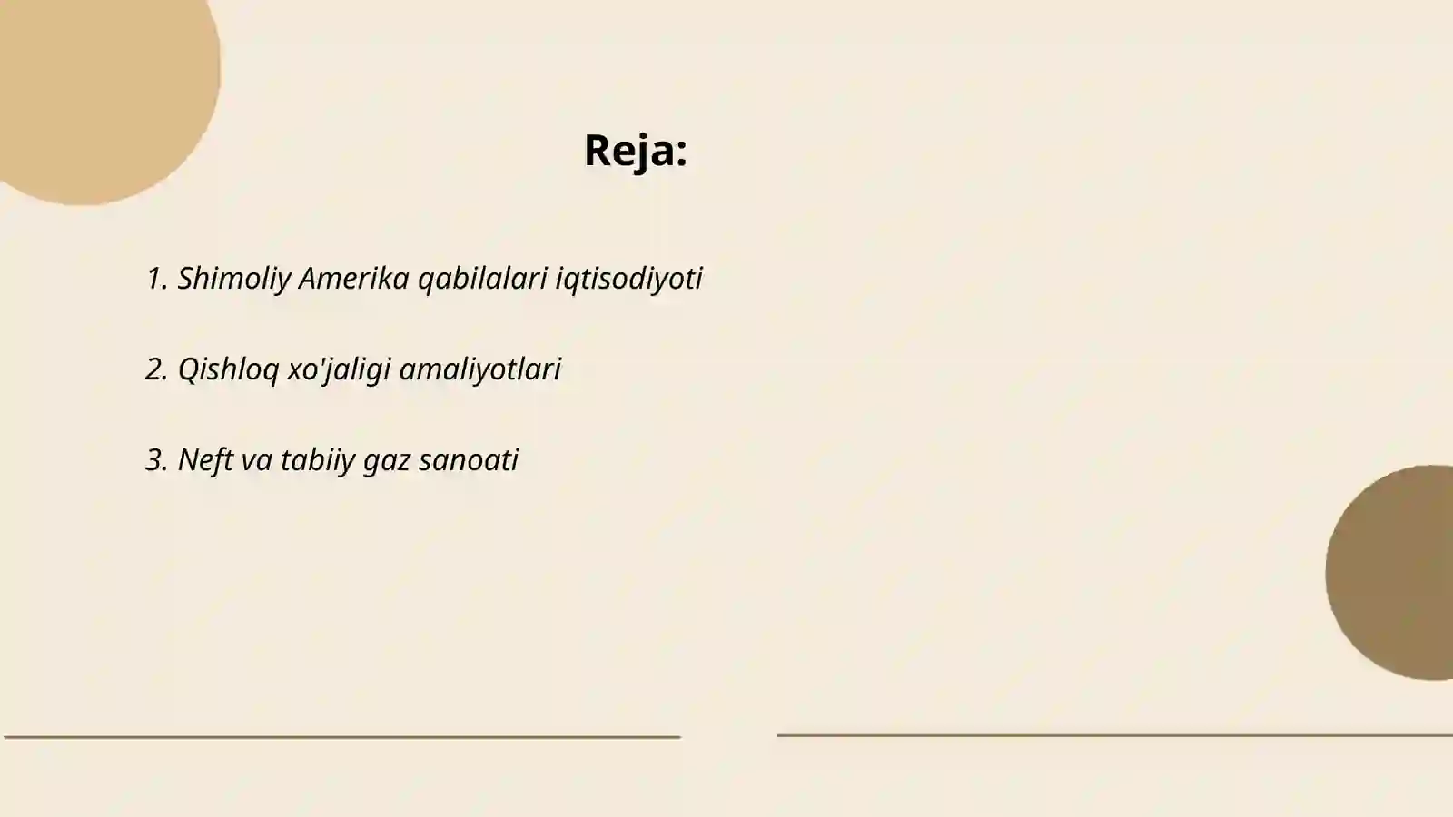 Shimoliy Amerika xalqlari xo'jaligi va madaniyati 2