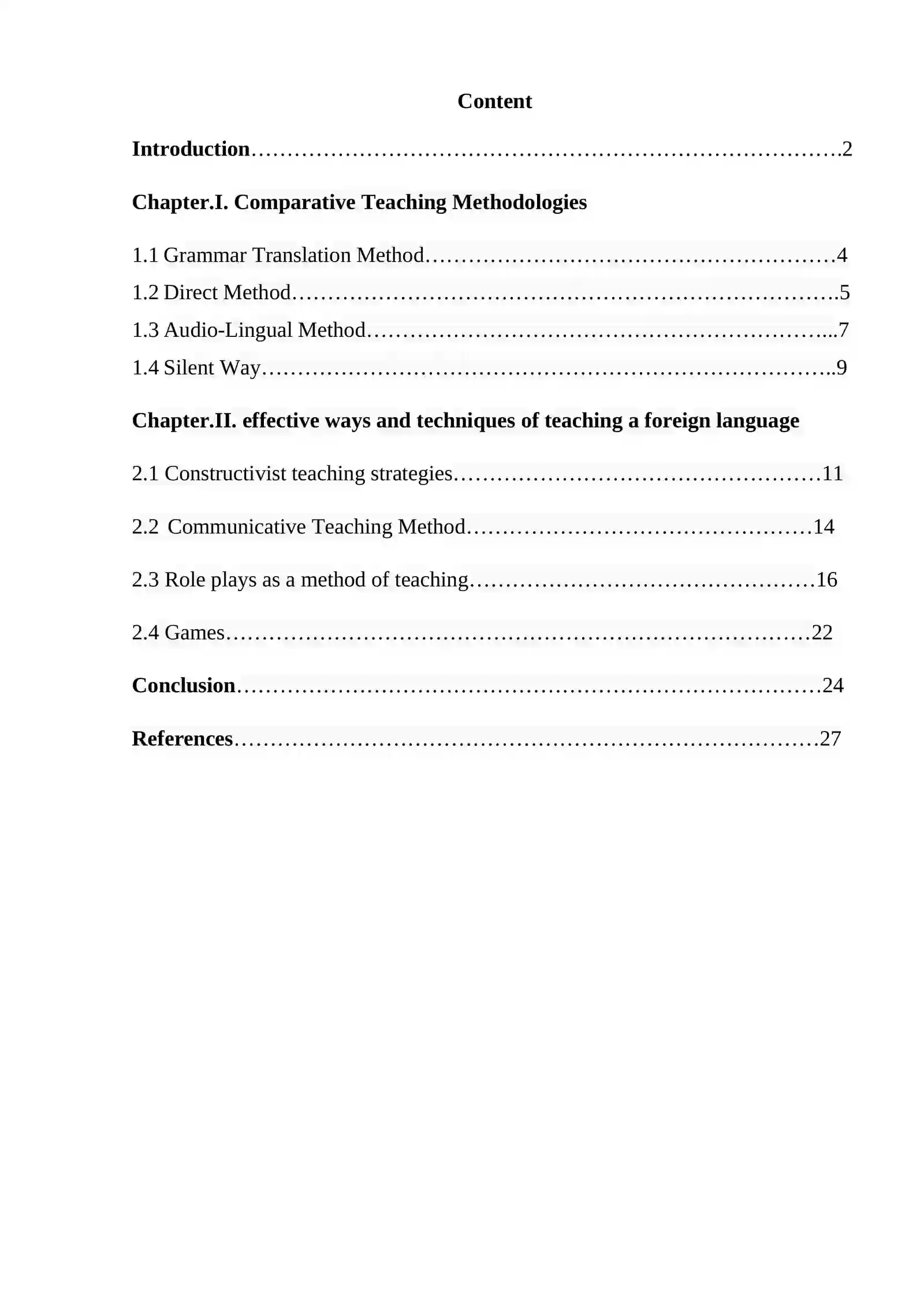 METHODS OF TEACHING ENGLISH LANGUAGE 2