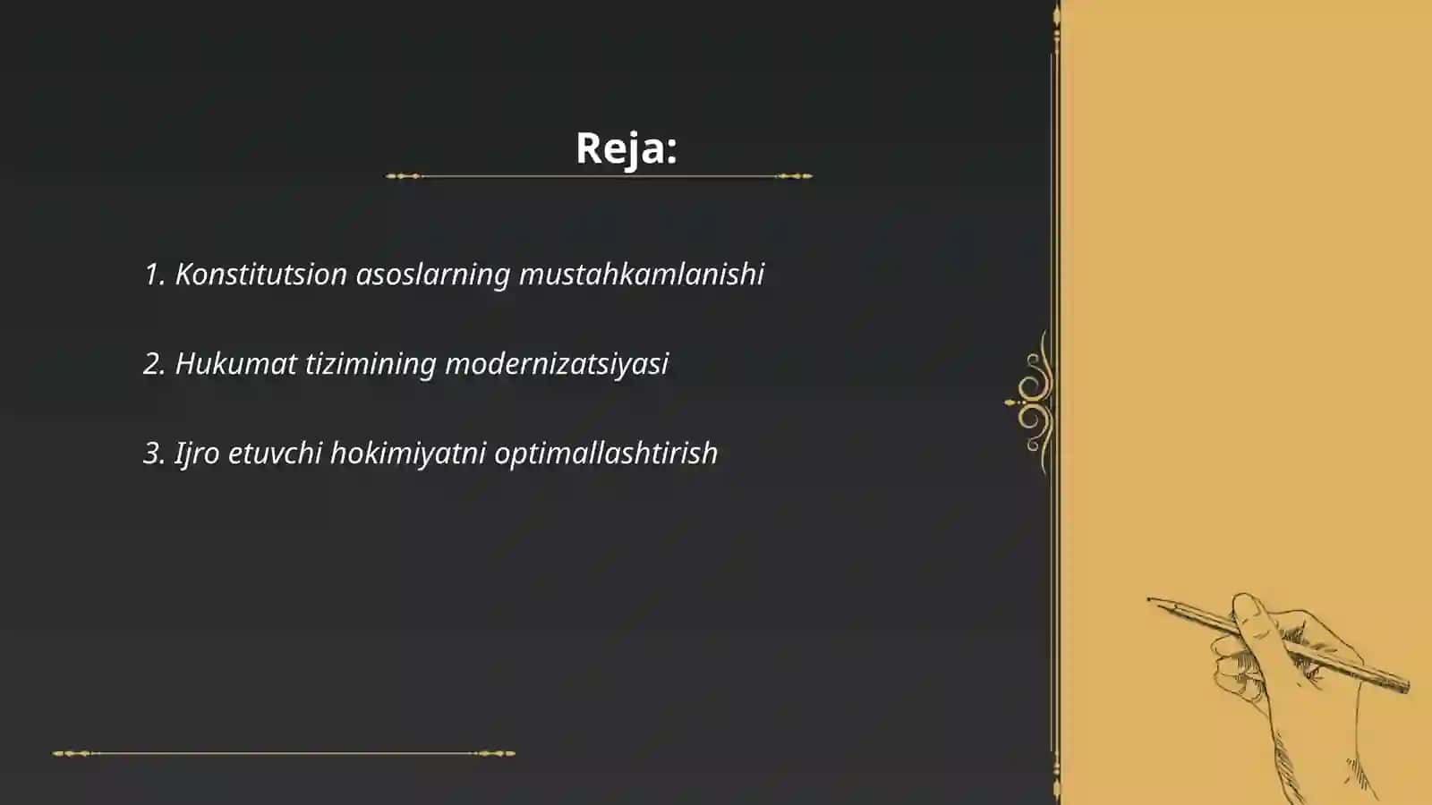 Konstitutsion asoslarning mustahkamlanishi 2