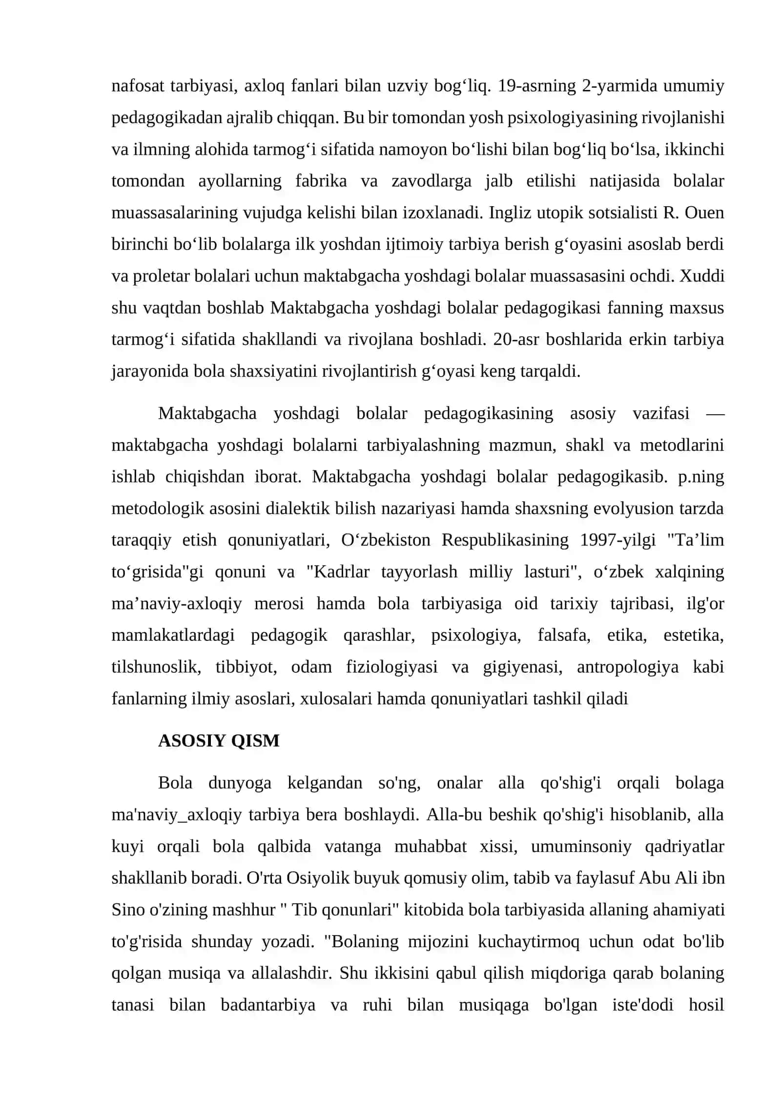 Maktabgacha yoshdagi bolalarni tarbiyalashning muhim asoslari 2